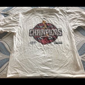 Miami Heat Reebok NBA Wade shaq 2006 vintage championship shirt vintage rare